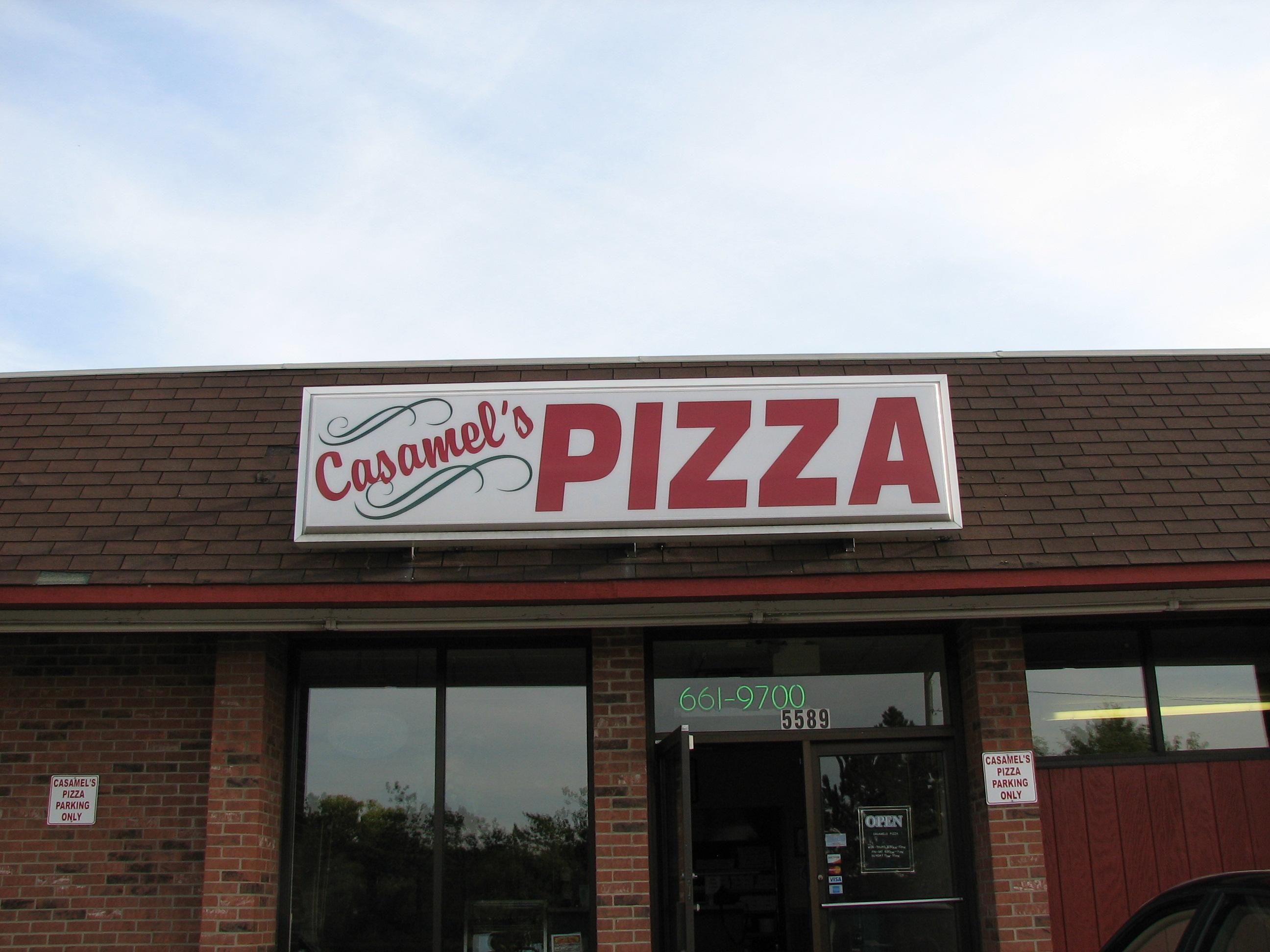 Casamels Pizza storefront