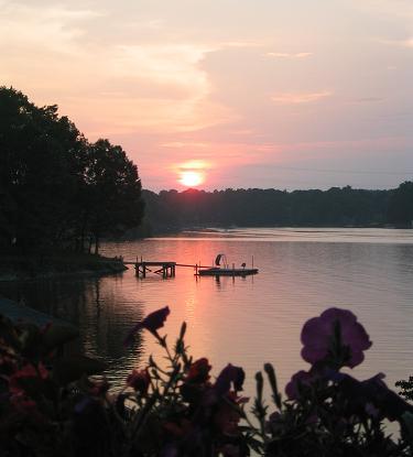 Blue Heron View at Sunset