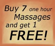 Buy 7 Massages and get 1 FREE