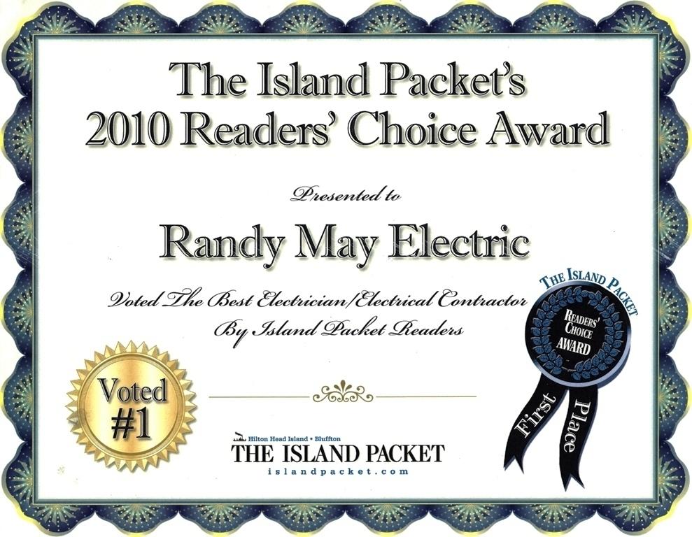 2010 Readers' Choice Award