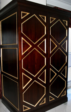 Walnut Column Surround