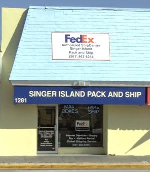 Singer Island Pack and Ship