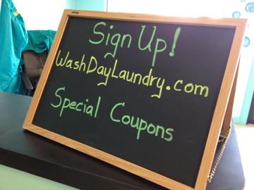 Go to our website to sign up for coupons