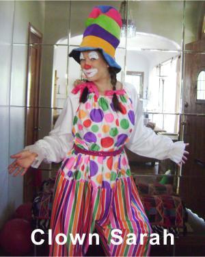 one of our favortie girl clowns. But we have boy clowns too!