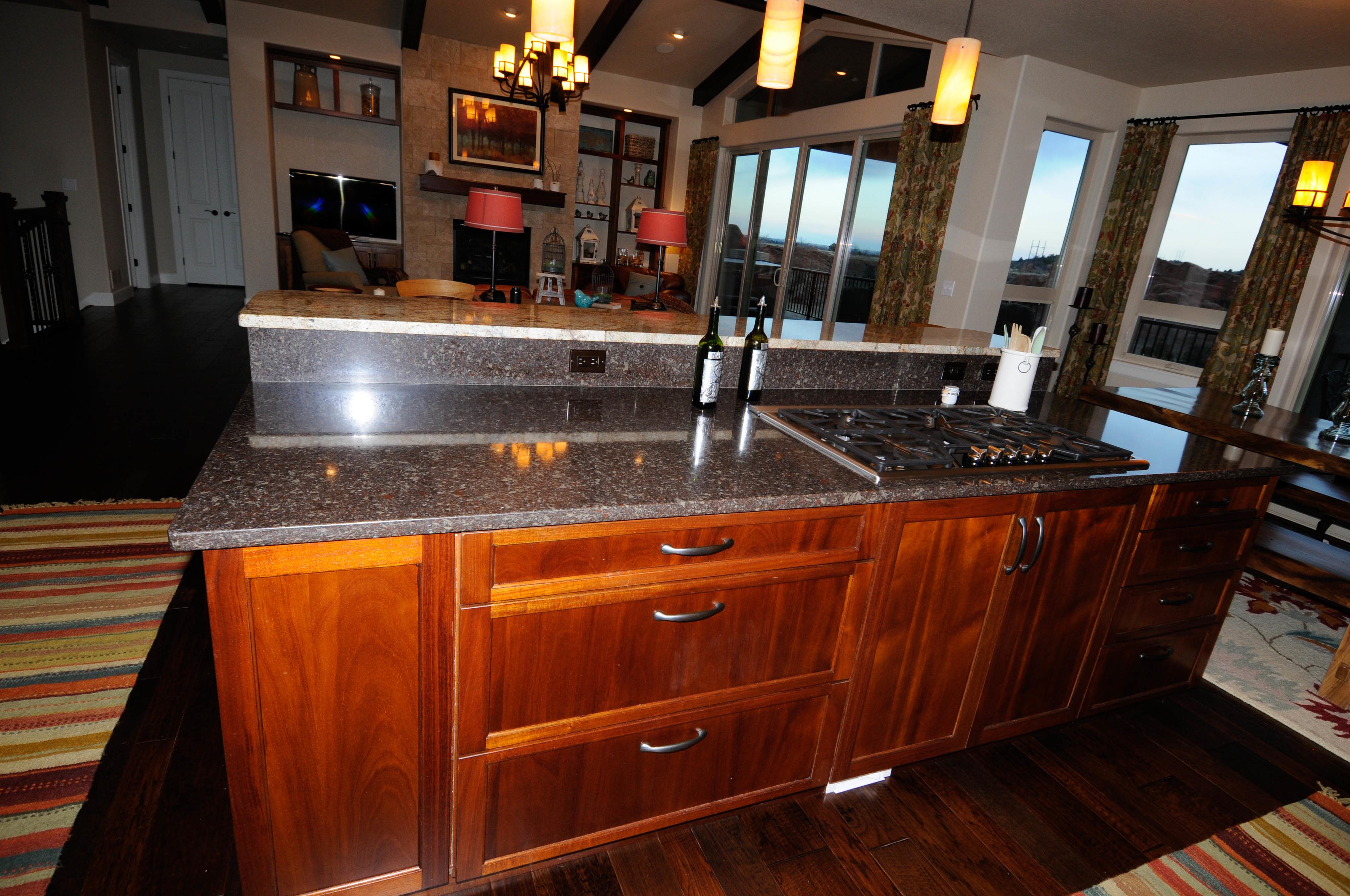 Custom Mahogany Kitchen