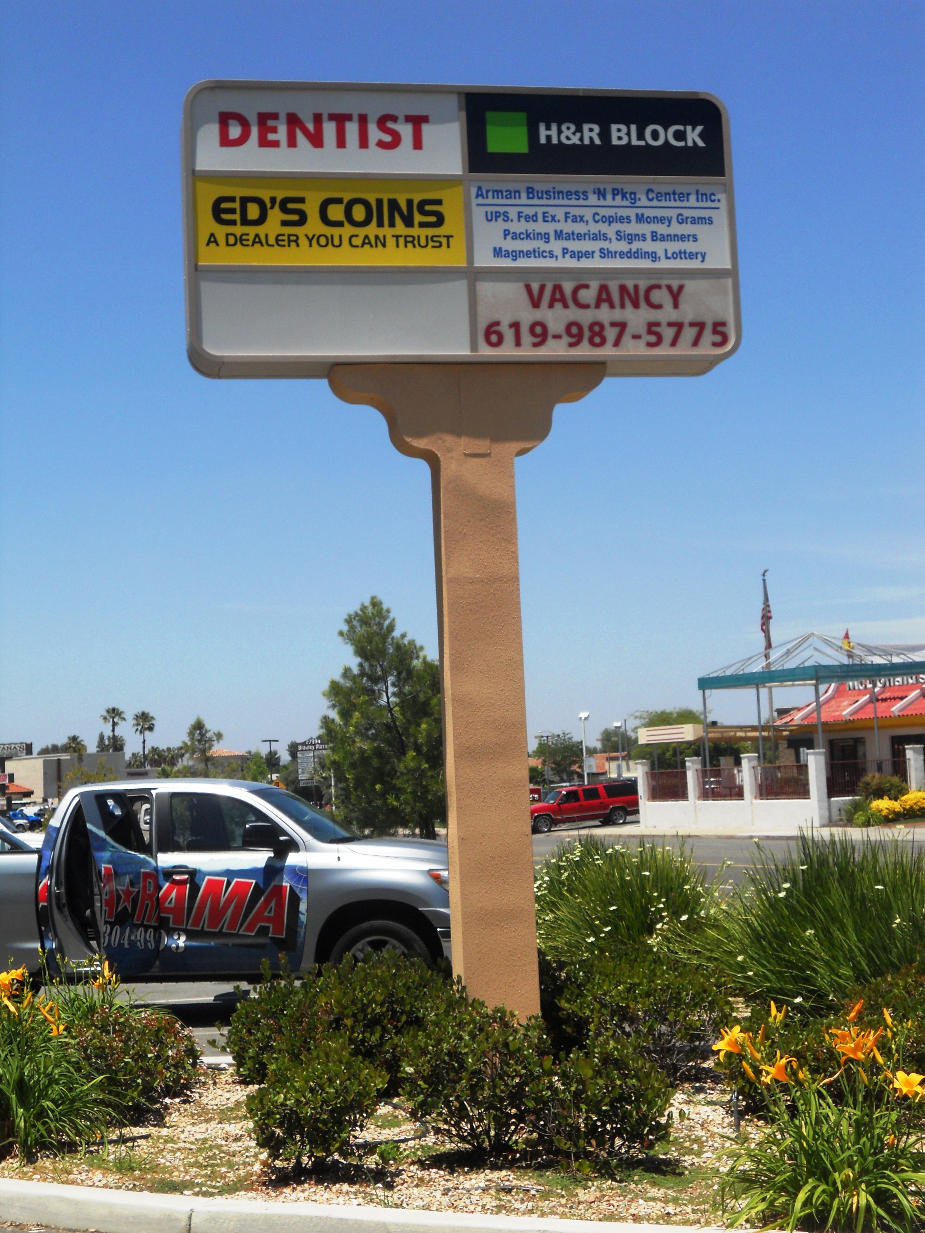 Monument and Pole Signs