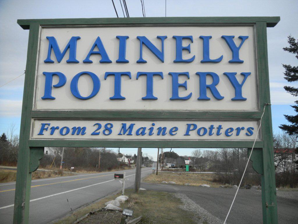 Mainely Pottery located on Rte 1