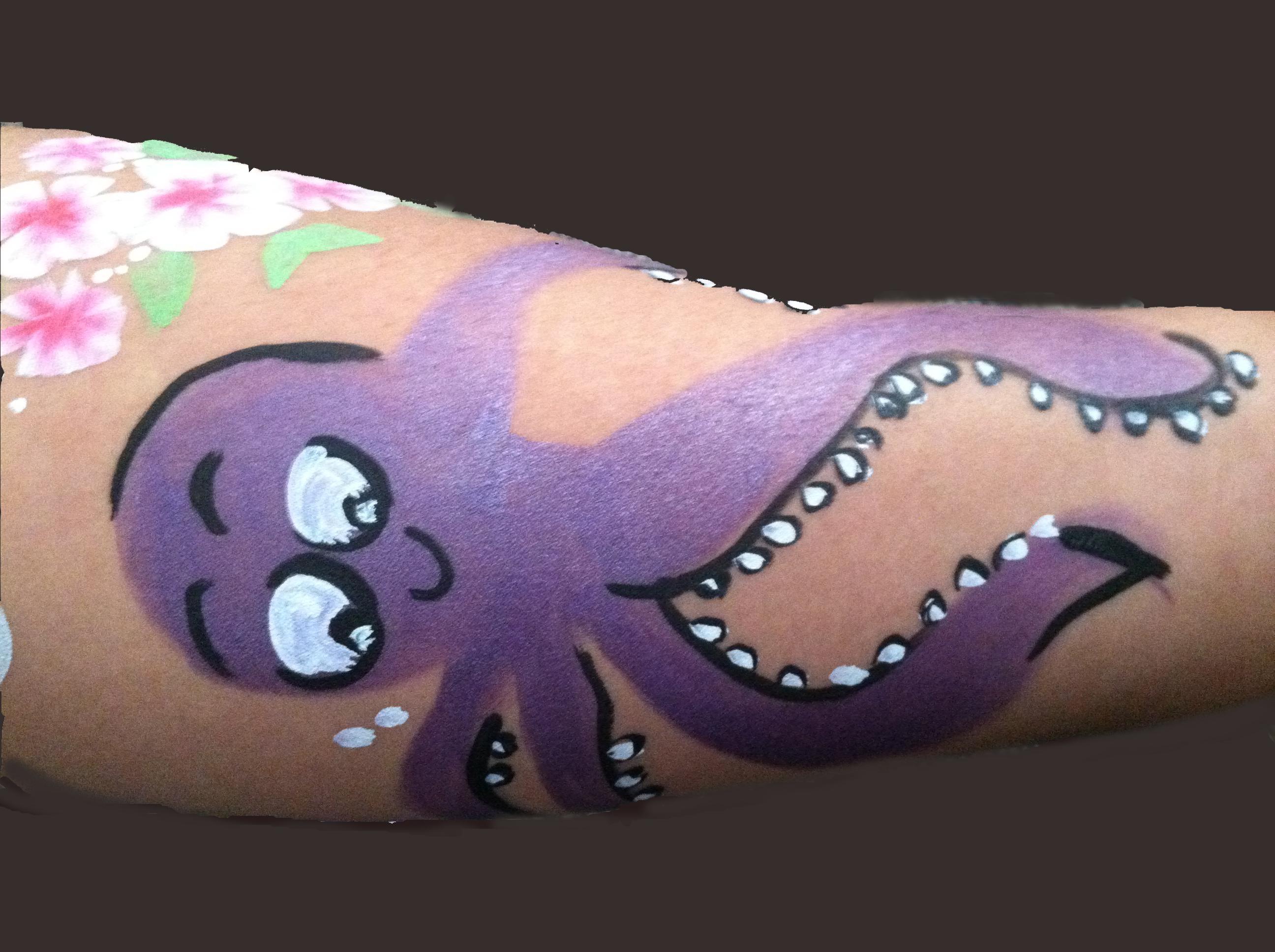 Purple Octopus - Happyface Magic Face Painting, Sacramento