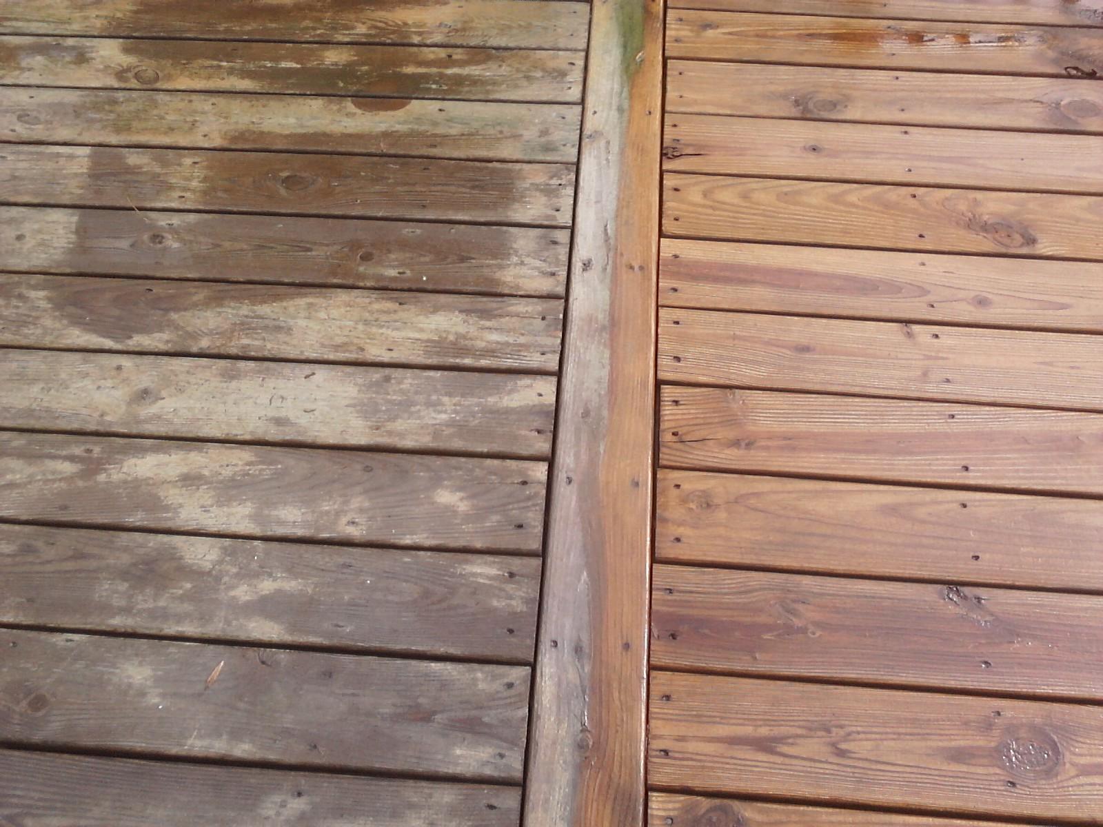 Deck Pressure Washing and Sealing