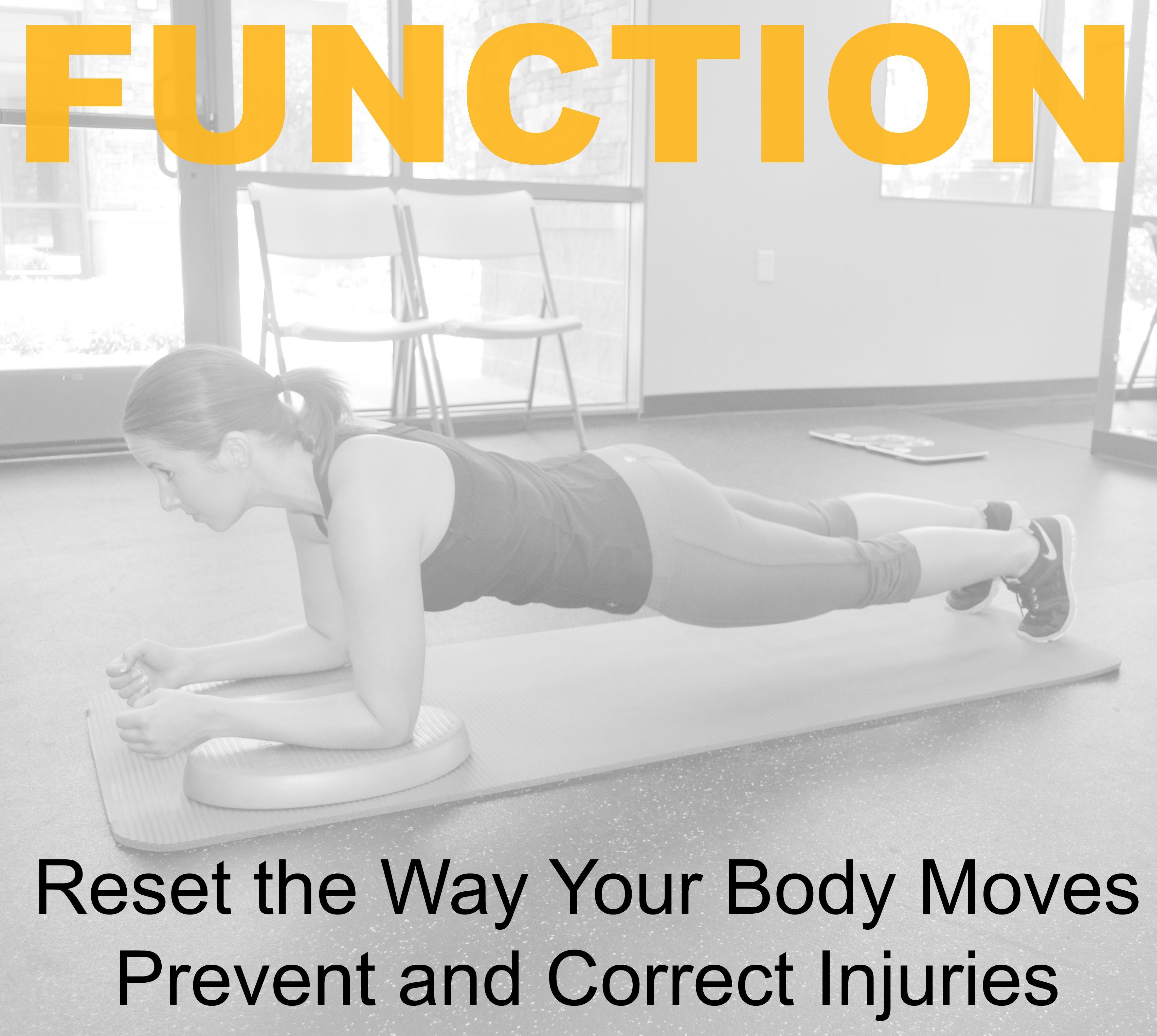 We don't just help you get out of pain, we help correct the function of your body