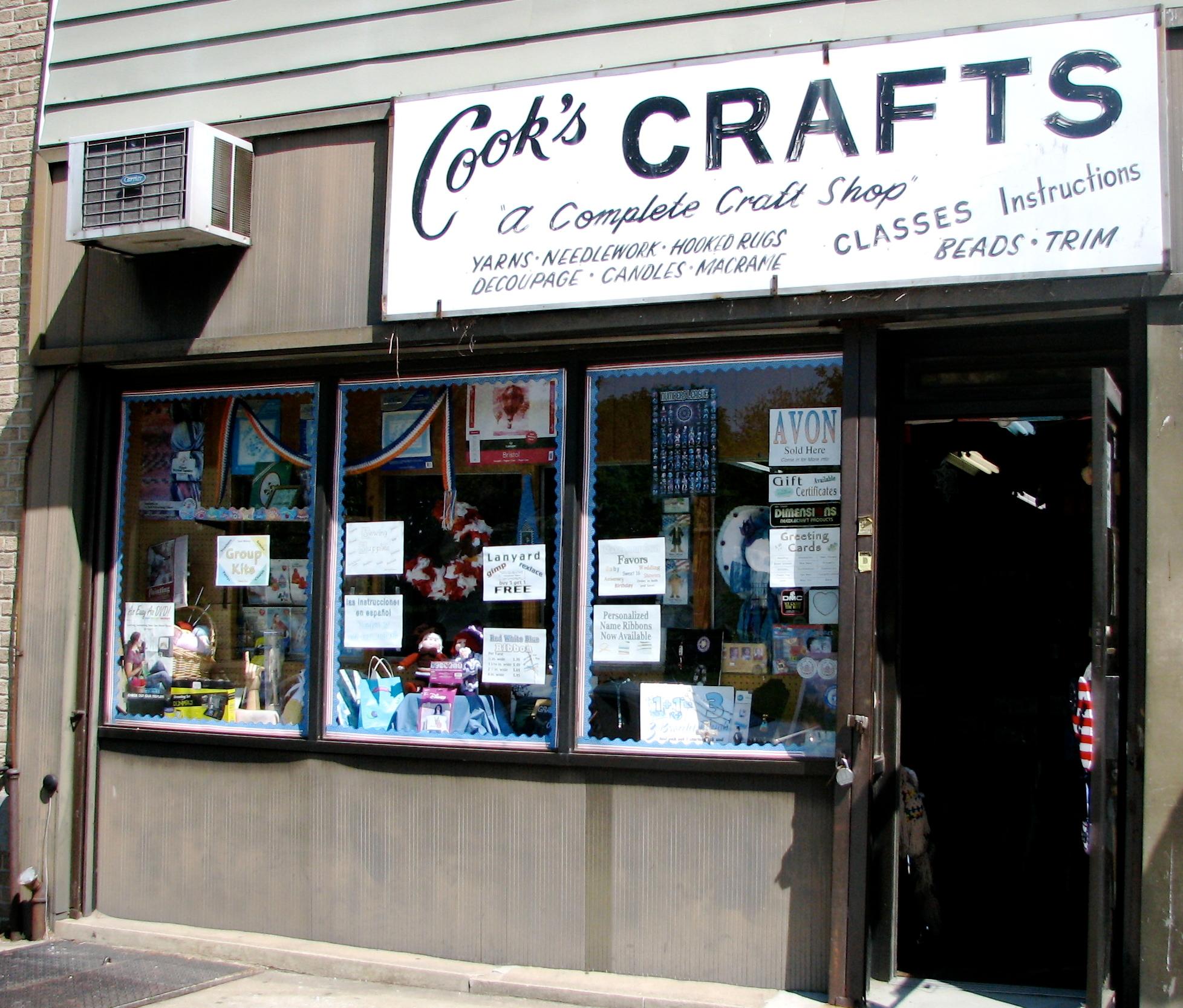 Cook's Crafts - Your Neighborhood Family crafts shoppe.