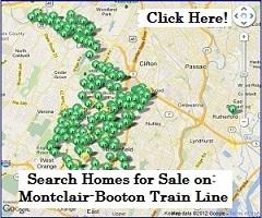 Homes for Sale on Montclair-Booton Train Line into NYC