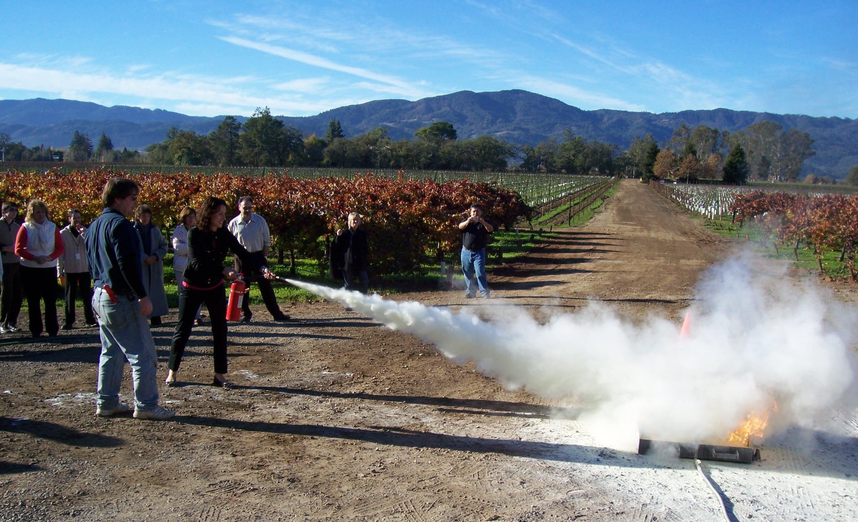 Napa Valley Fire Extinguisher Training by Best Fire