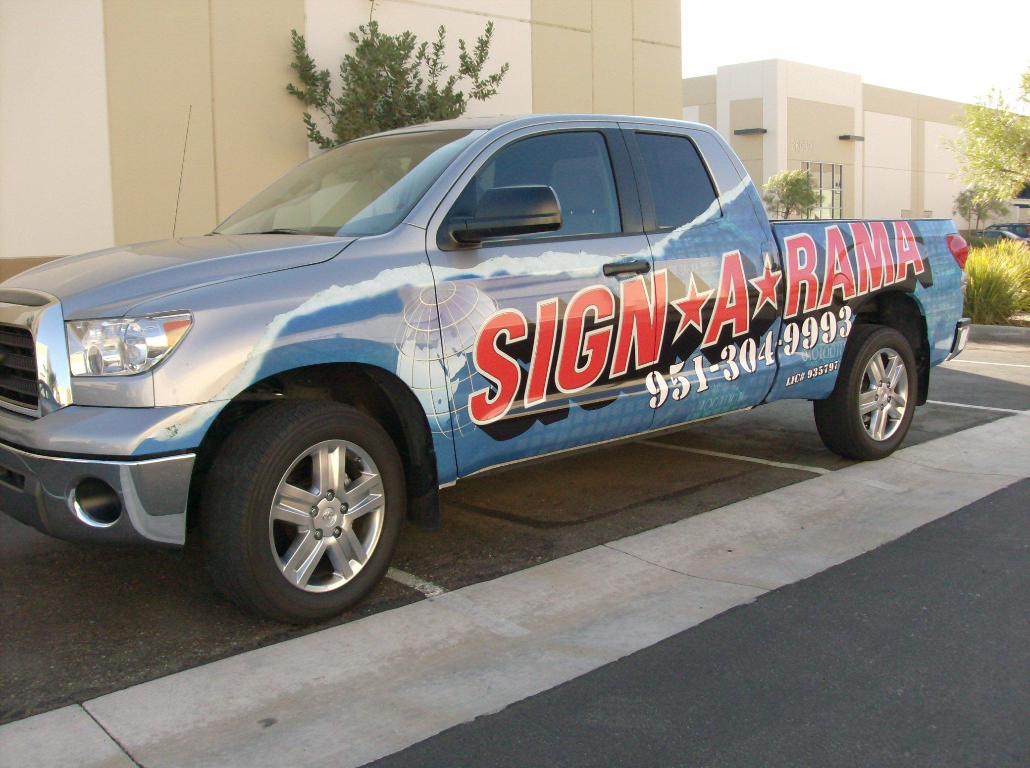 Yes, We do Vehicle Wraps and Graphics!