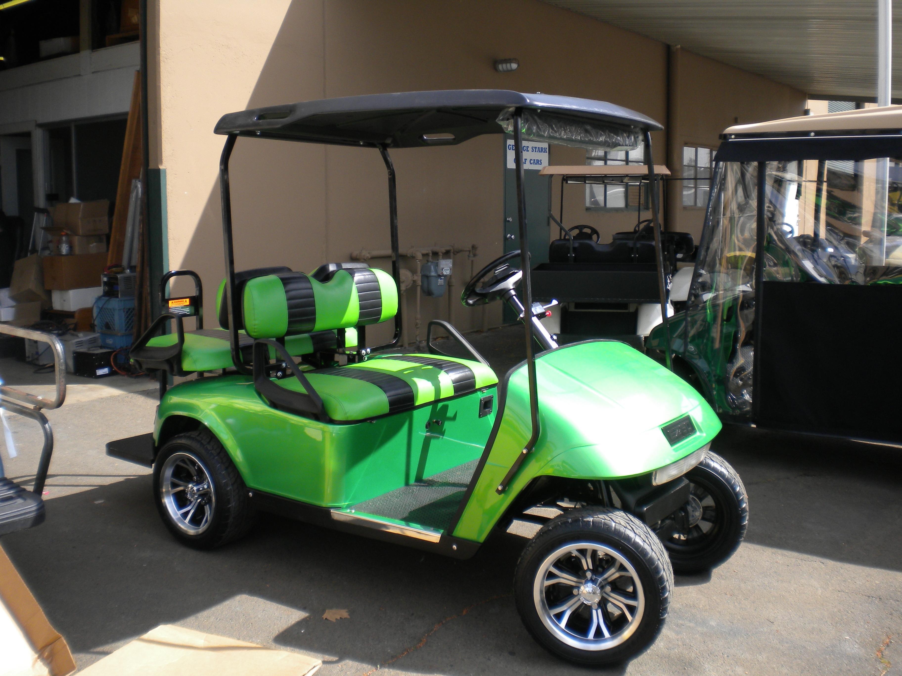 The "green monster" car!