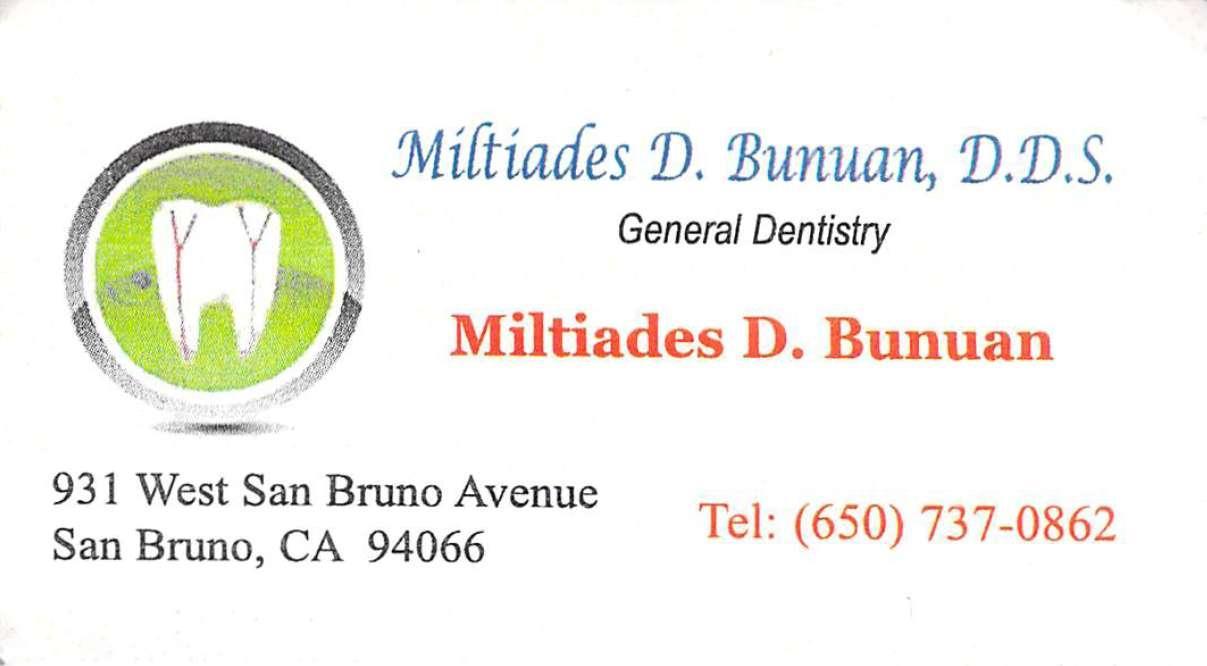 Miltiades D. Bunuan D.D.S.