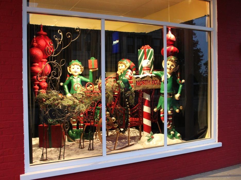 Christmas window display