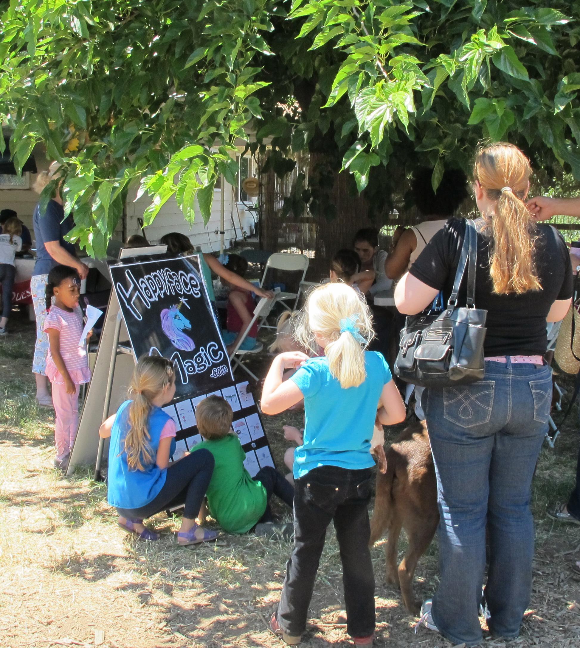 A Day on the Farm at Soil Born Farms - Happyface Magic Face Painting, Sacramento