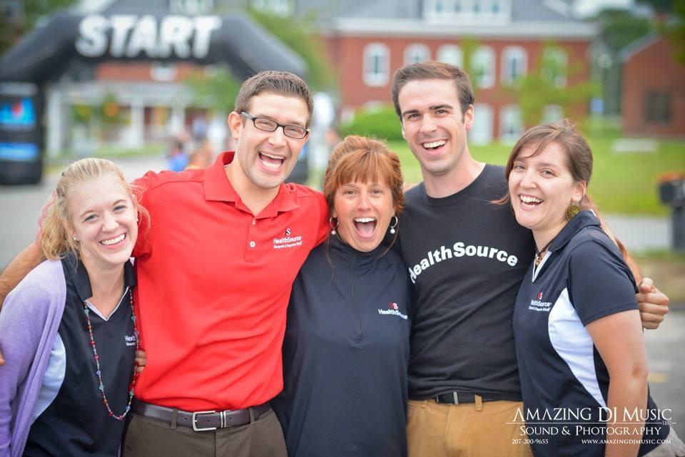 The friendly HealthSource Team- Ashley, Dr. Vance, Lynn, Adam and Laura. Photo by: www.amazingdjmusic.com