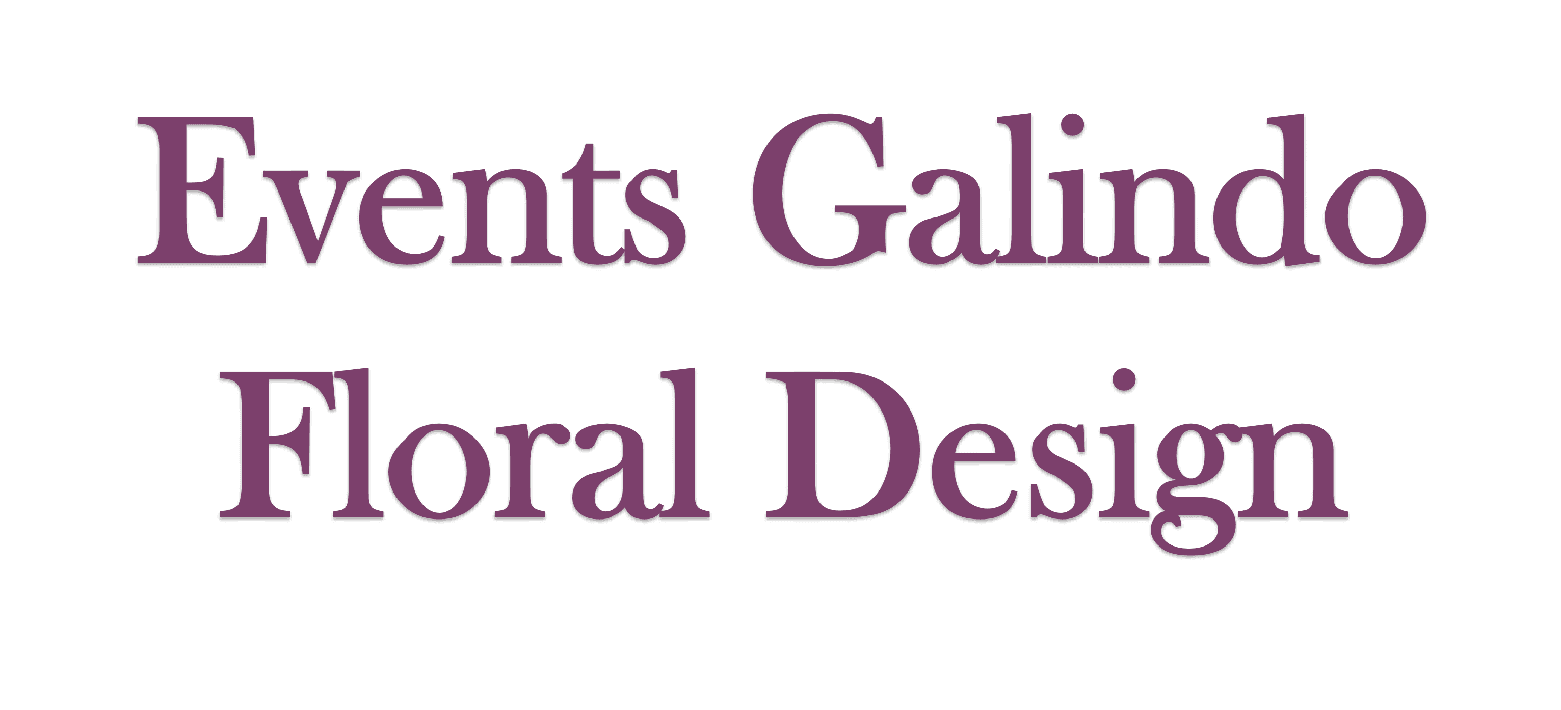 Events Galindo Floral Design