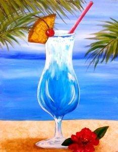 Cocktails N Canvas Painting