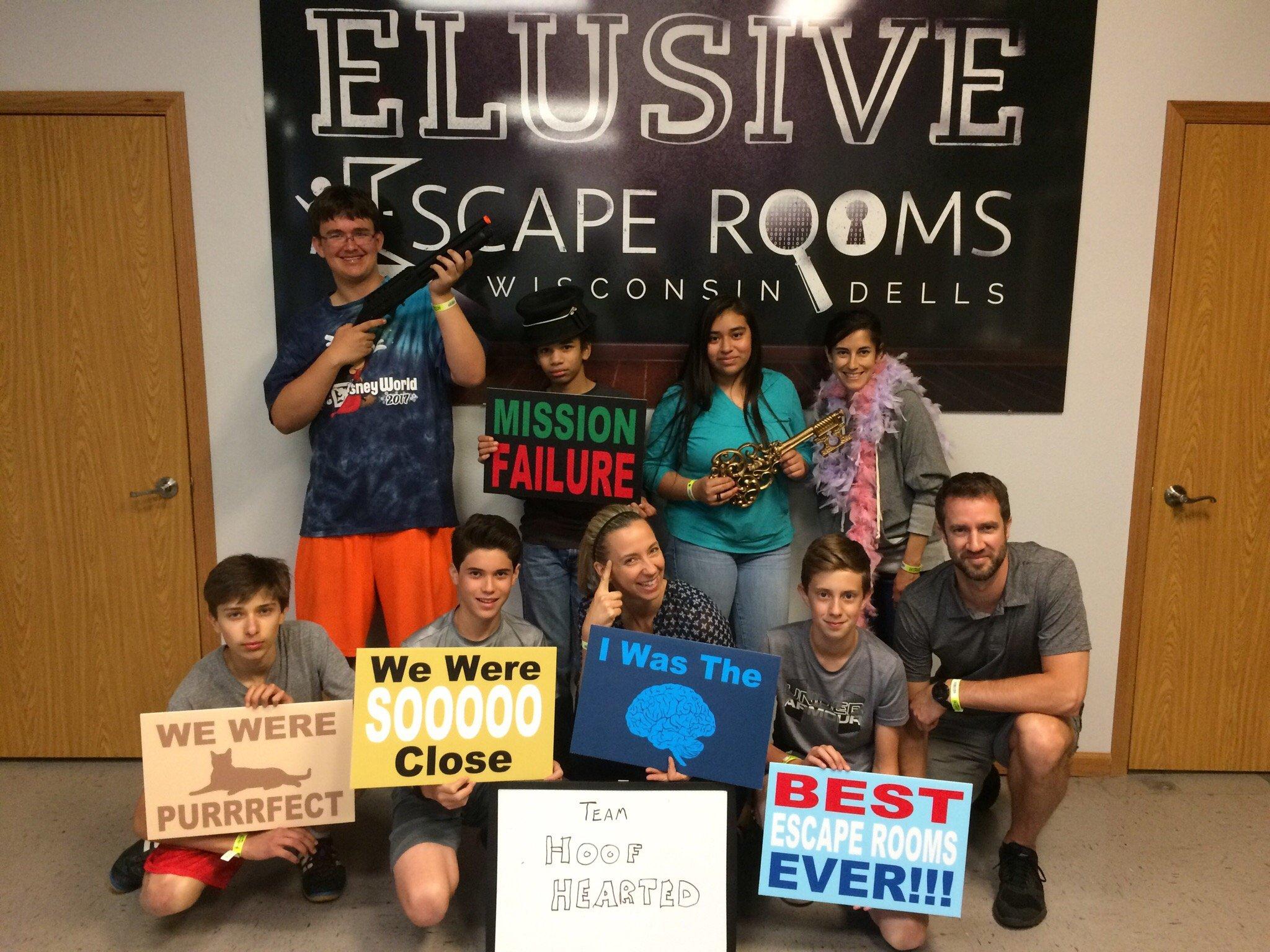 Elusive Escape Rooms