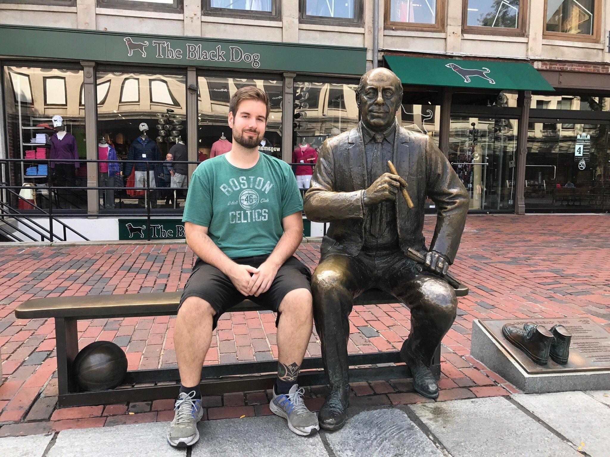 Statue of Red Auerbach