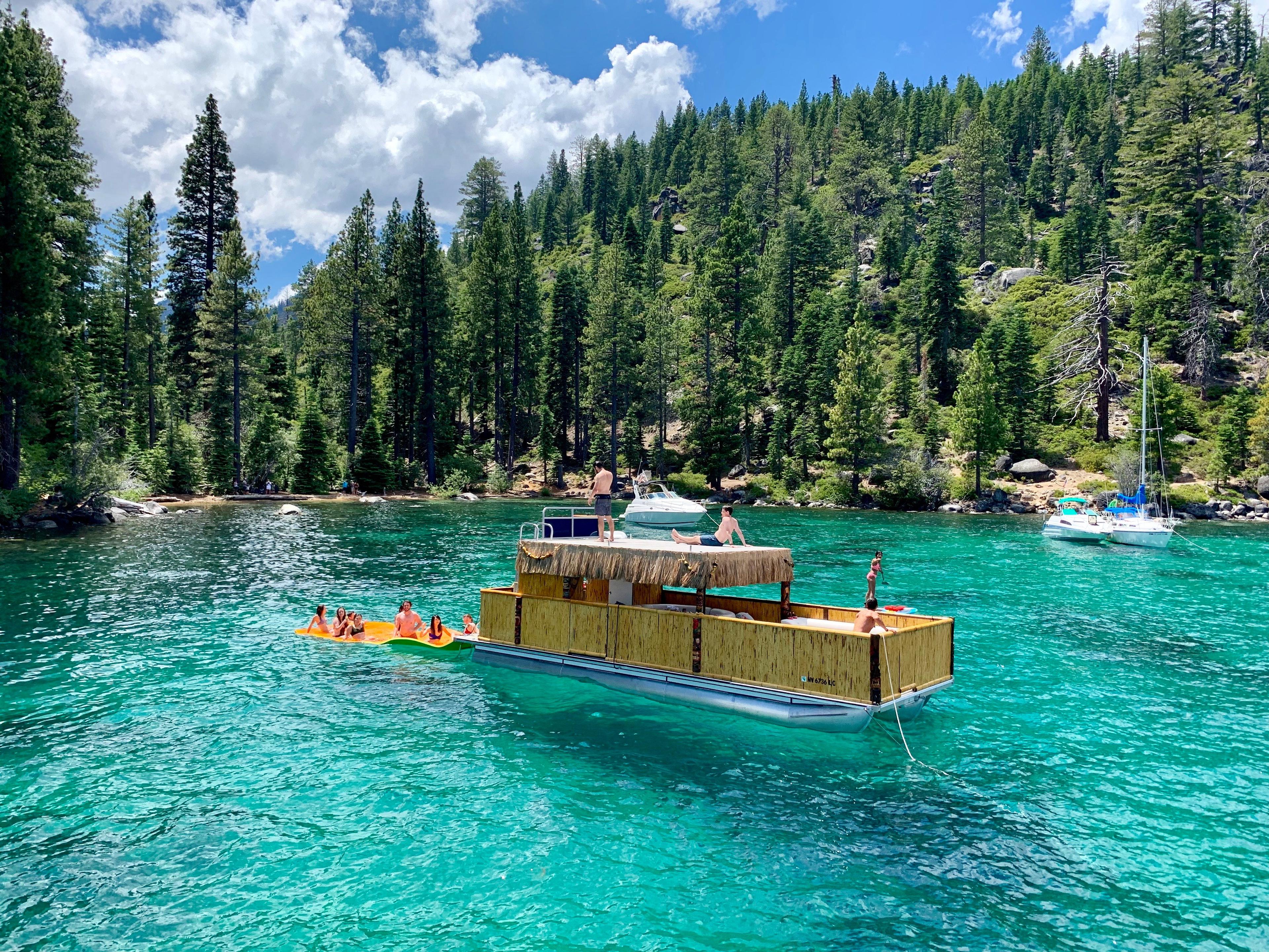 Lake Tahoe Tiki Boat