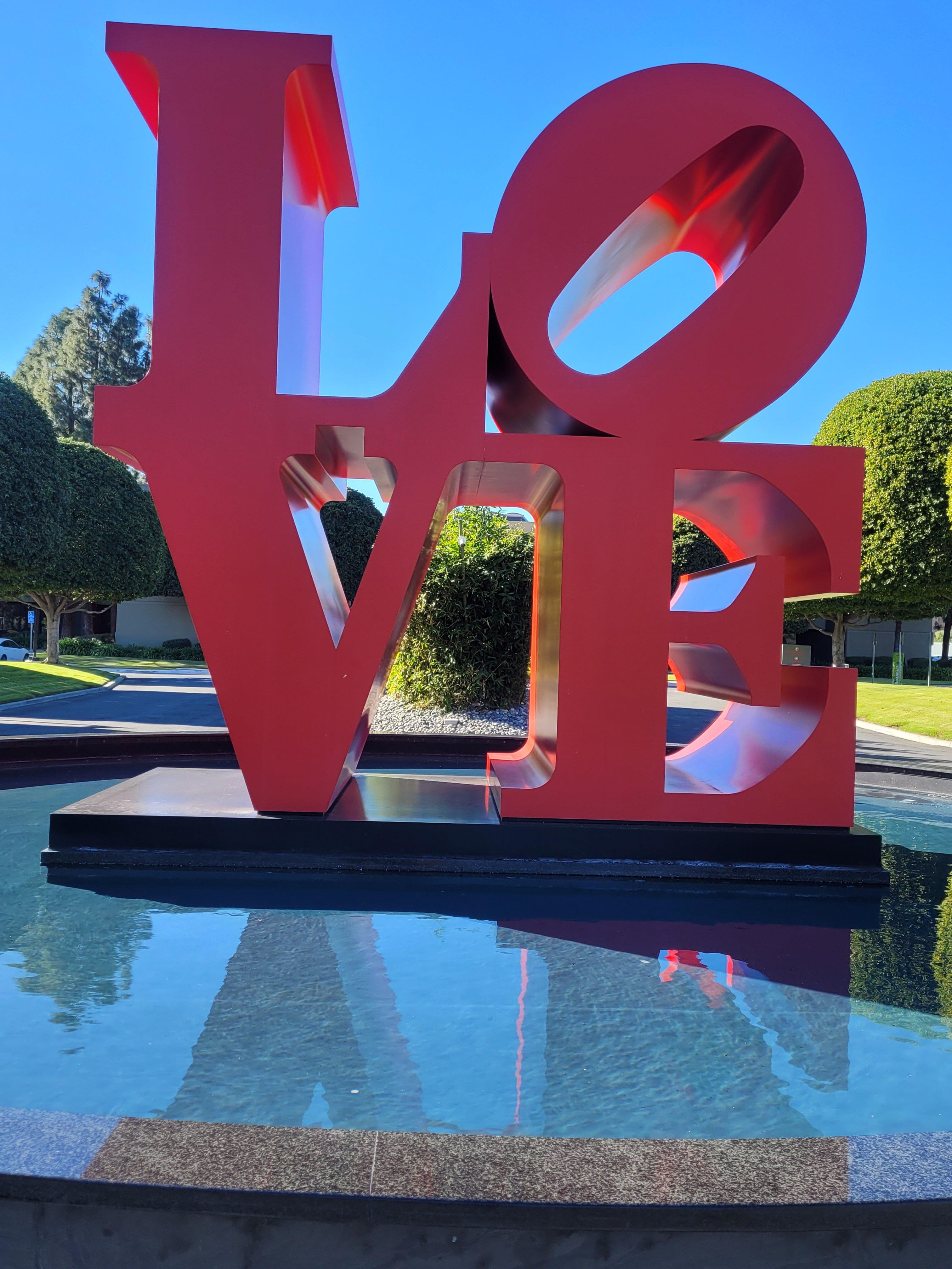 Robert Indiana's LOVE Sculpture