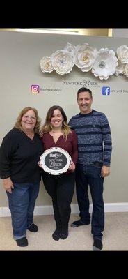 Great experience with my parents on my birthday saying YES to my dress