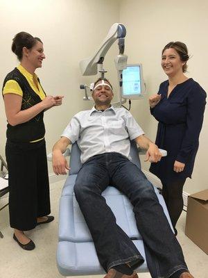 Transcranial Magnetic Stimulation (TMS) treatment