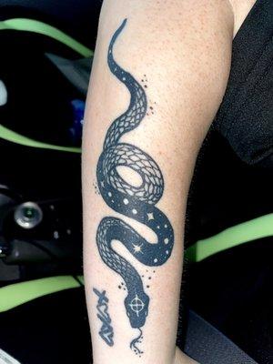 Snake tattoo