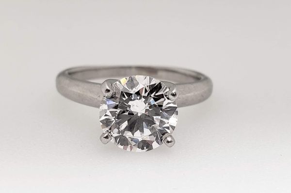 1.50 carat round brilliant cut diamond solitaire