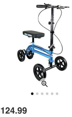 Rented this knee scooter for 4 weeks @$25 per week from Mori Equipment. Paid $235. I'm due a refund but their Billing personnel are MIA.