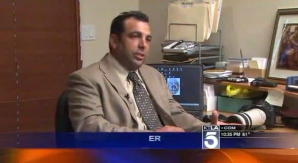 Our lead Investigator Interview by KTLA on a case.