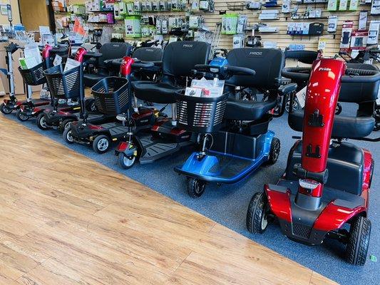 We have scooters in stock, widest selection available same day