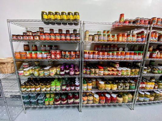 Canned vegetables, peppers, ajvar sauce