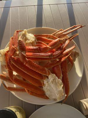 Snow crab clusters.