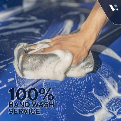 A quick reminder that we are a 100% hand wash service! Let our team take care of your car this weekend.