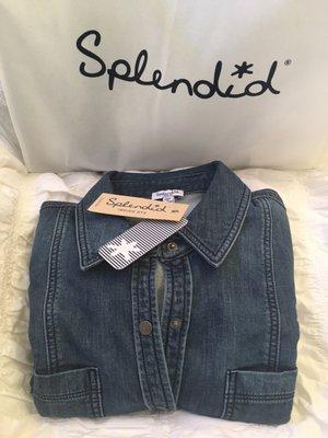 Splendid denim jacket dress - gift from S, TYVM!