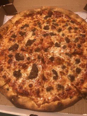 Large Hamburger Pizza