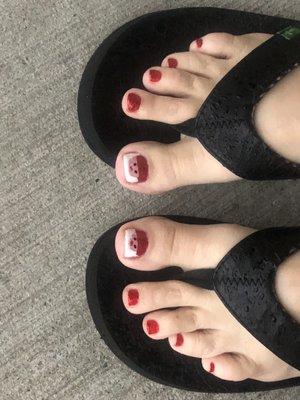 Christmas toes