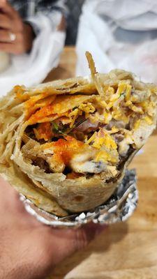 California burrito well done