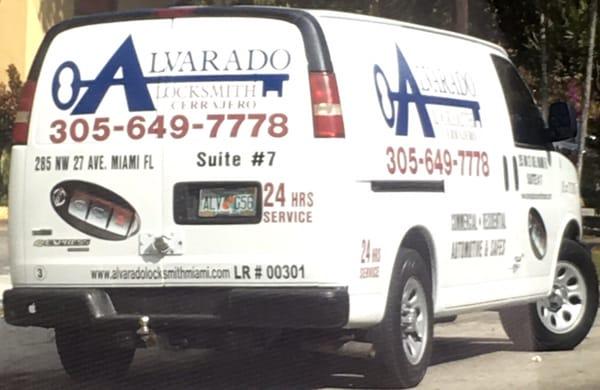 ALVARADO LOCKSMITH Van