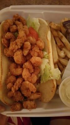 Shrimp poboy