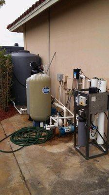 A whole house reverse osmosis install in Palm Beach Point.