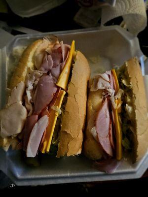 This is a Manny's sub with capiola ham added to it.