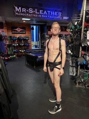 One of Mr S Leather's helpful staff.