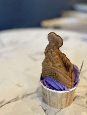 Ube Taiyaki w/Nutella