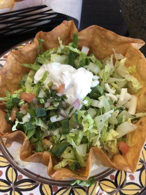 Chicken taco bowl